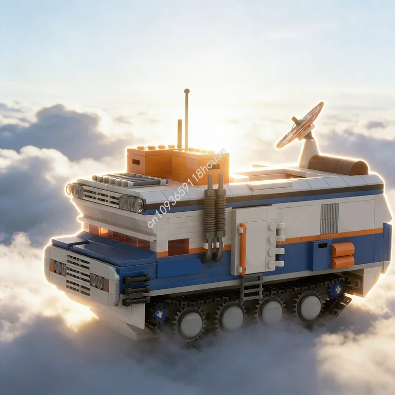 

842pcs MOC Space Ice Planet Arctic Explorer Truck Model Building Blocks Architecture Toys Education Christmas Gift Kids Brick