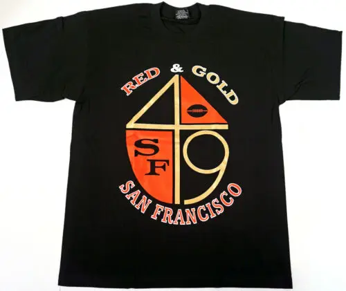 SAN FRANCISCO T-shirt SF California Football Tee 100%Cotton Men's New