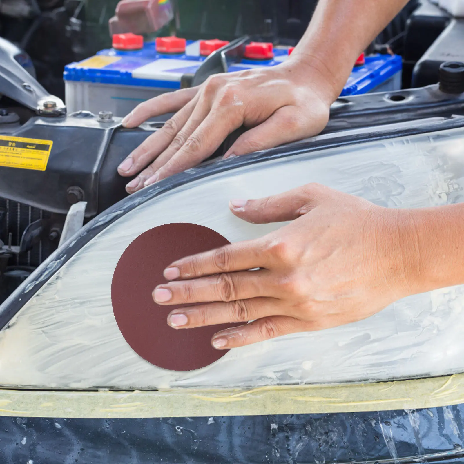 

20Pcs Self Adhesive Round Sanding Discs Wet Dry Sandpaper for Wood Polishing Automotive Body Repair Carpentry Construction Home