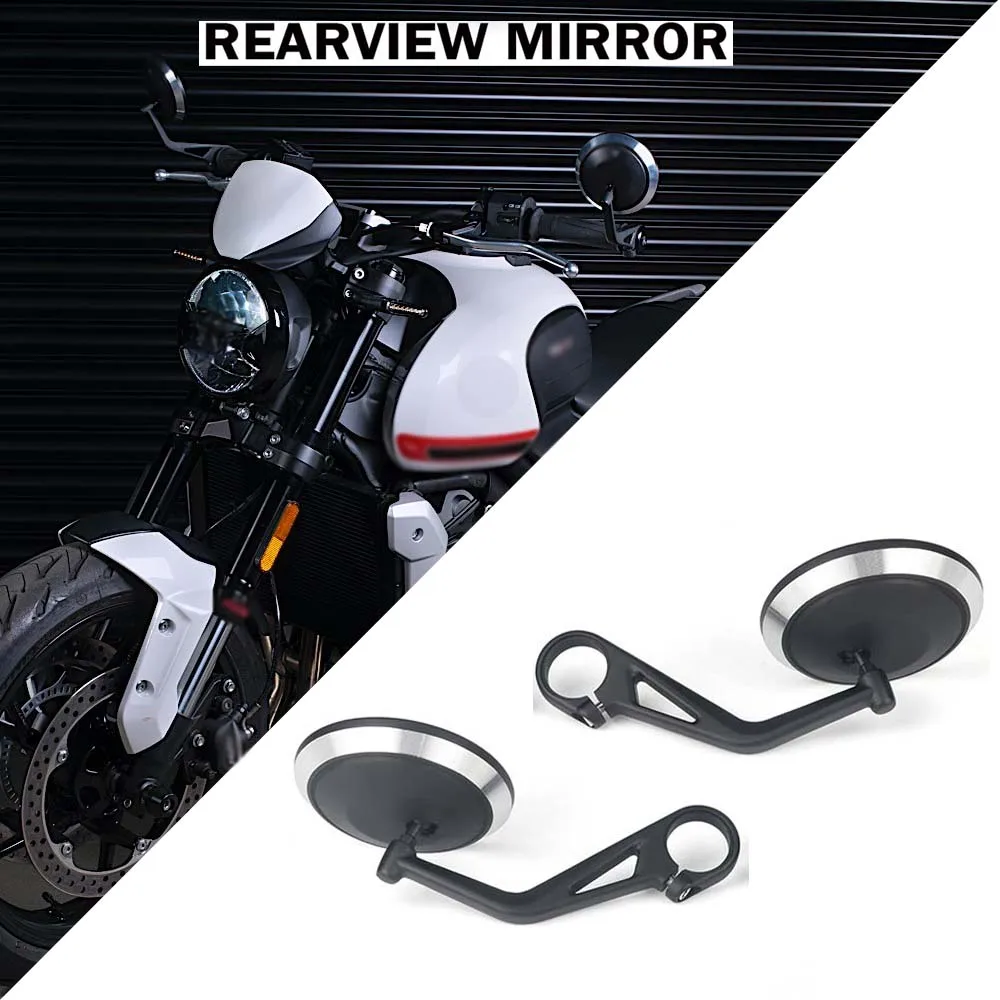 

Motorcycle CNC Handlebar Handle Bar Rearview Side Mirrors Bar End Mirror Kit For Rocket 3 Street Triple S 765 RS R 765RS 765R