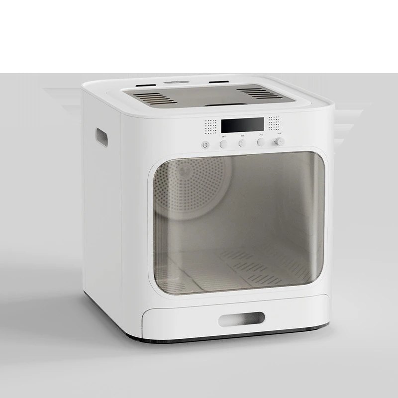 

Automatic cat pet drying box Intelligent voice control pet dryer Small air drying box