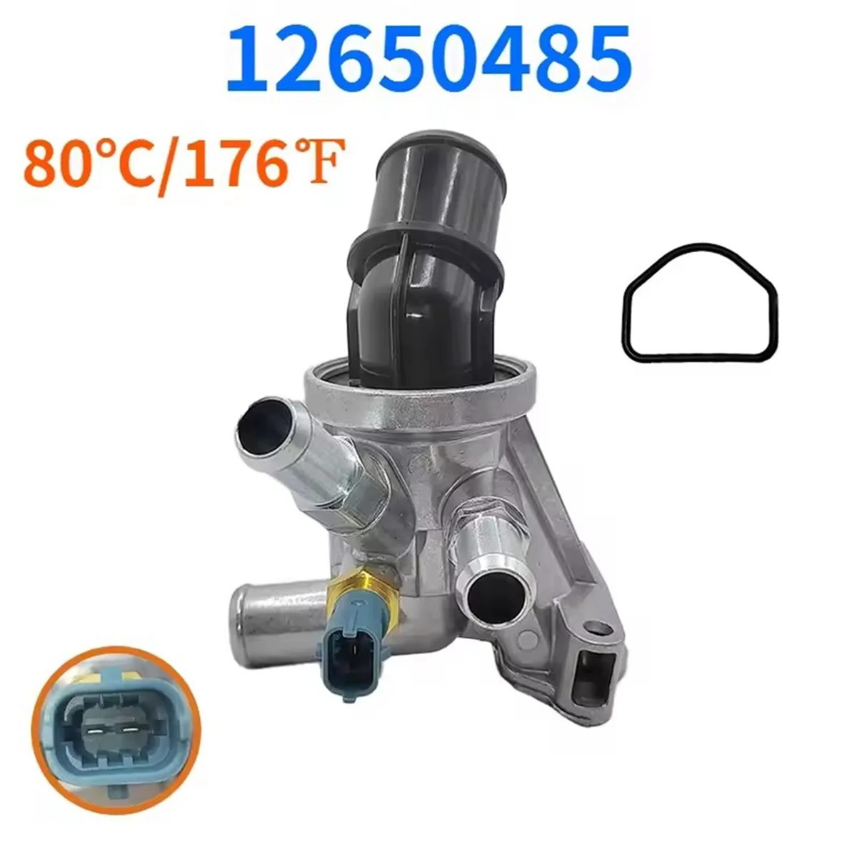 ENG-n80 ℃   176 ℉ 12650485   Für Chevrolet JEEP Motorkühlung Thermostatgehäuse Abdeckungsbaugruppe