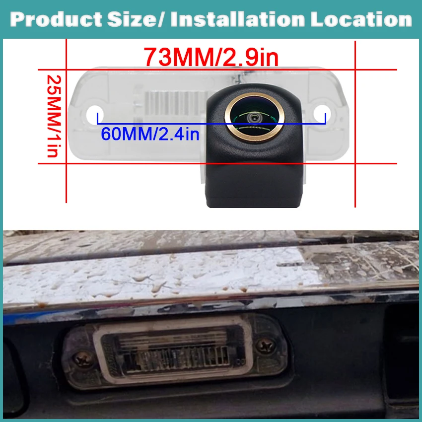 عين السمكة عدسة سيارة كاميرا الرؤية الخلفية لمرسيدس بنز SL الفئة R230 2008 ~ 2012 ل MB M الفئة W164 ML 2005 ~ 2011 HD CCD مقاوم للماء