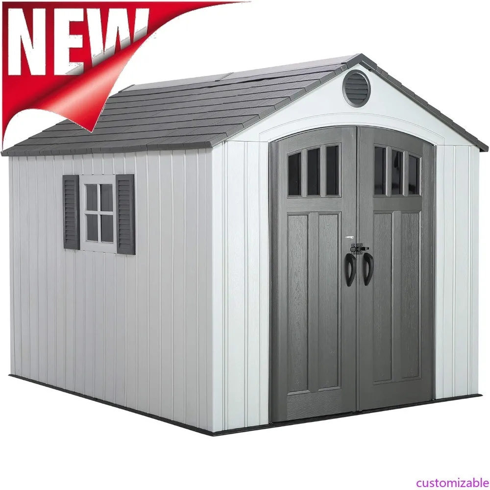 

Customizable-60202 8 X 10 Ft. Outdoor Storage Shed, Gray