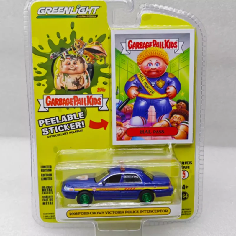 

GreenLight 1:64 Scale 2008 CROWN VICTORIA POLICE INTERCEPTOR Green Machine Alloy Car Model Collection Display Ornament Toy Gift