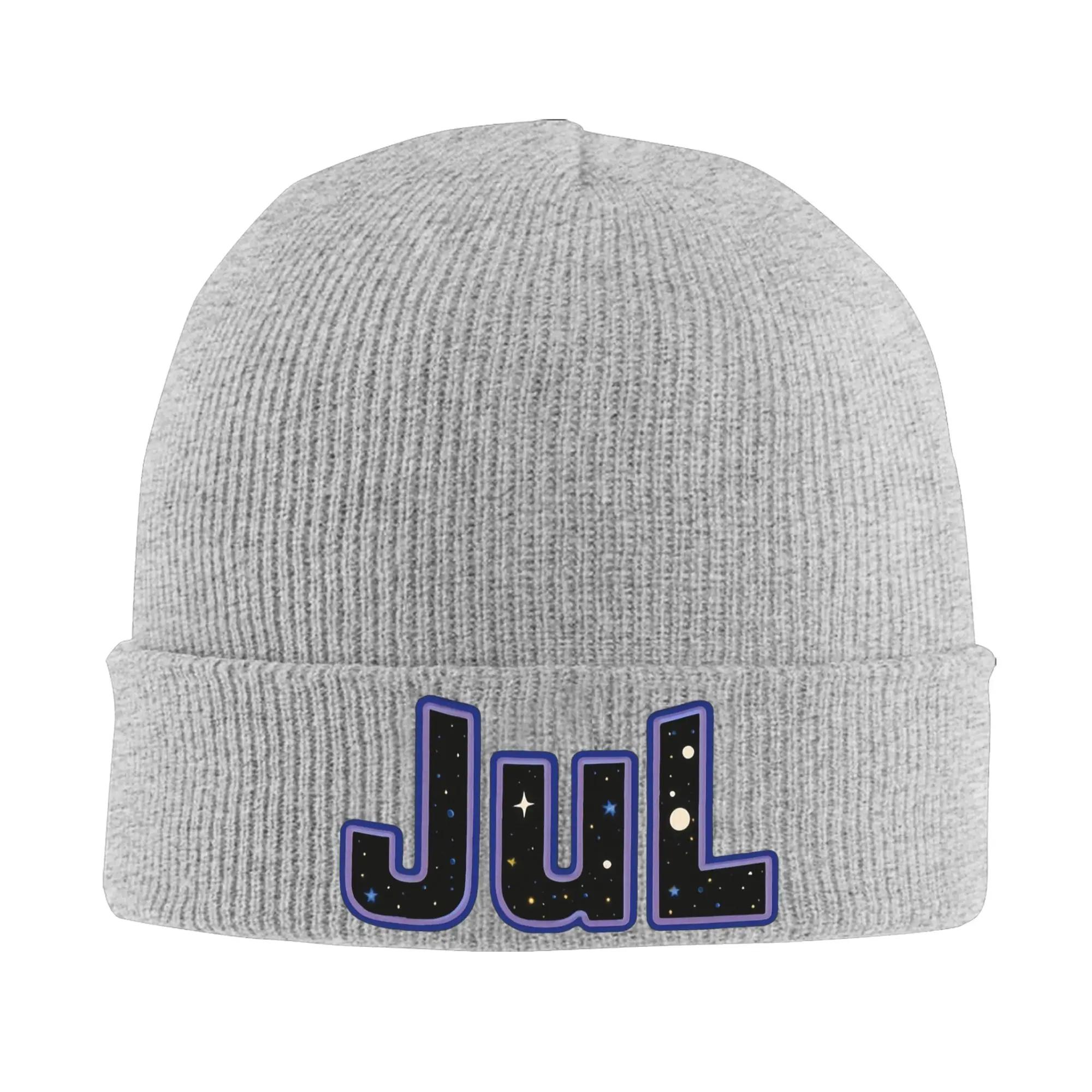 قبعة شعار مغني الراب JUL Otoño Invierno Gorros Gorro holgado Hombres Mujeres Gorro de Punto acinliko #1