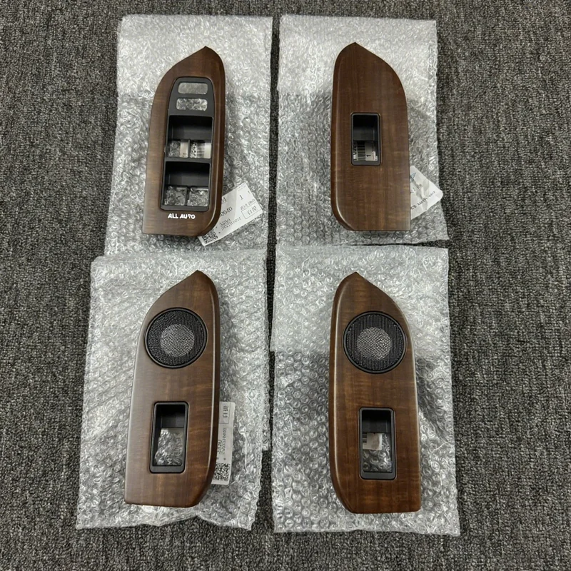 Applicable to Prado 2010-2013 LC150 2700/4000 Glass lifter switch panel Peach wood decorative panel