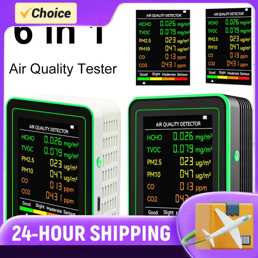 6 In 1 Air Quality …