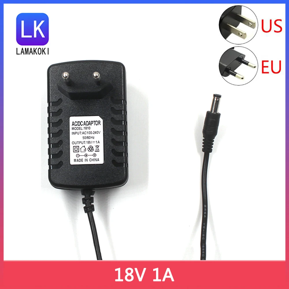 18V 1A AC DC Power Supply Adapter Wall Charger Cord For Logitech Squeezebox UE Smart Ersetzt 830-000070 , Radio Music Player