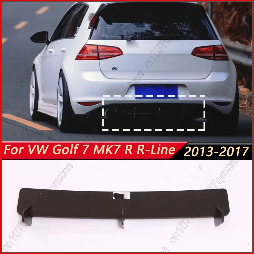 

Для VW Volkswagen Golf 7 VII MK7 R R-Line 2013-2017 задний бампер диффузор разветвители Maxton стиль задний спойлер губа