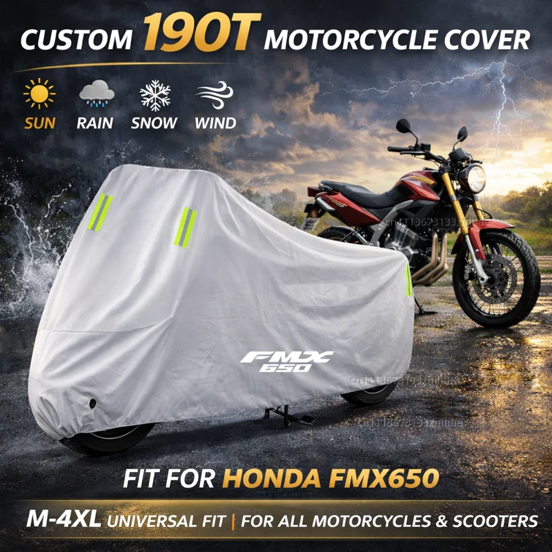 

Чехол для мотоцикла HONDA FMX650, водонепроницаемый, сверхпрочный, для улицы, защита от дождя, пыли и солнца