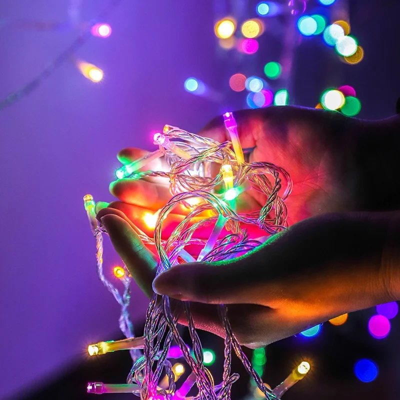 RGB LED String Lights Outdoor IP65 Waterproof Fairy Lights for Holiday Christmas Party Decorations Multiple Lengths 10M-100M