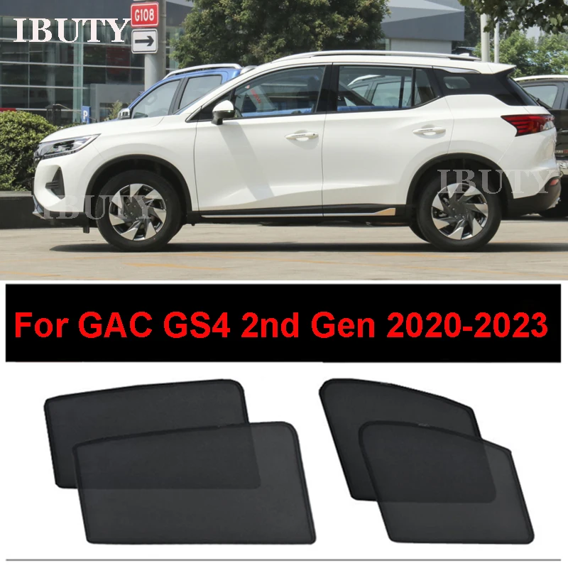 

For Trumpchi GAC GS4 2nd Gen 2021 2022 2023 Accessories Car Sunshade Visor Mesh Curtains Side Window Sun Shade UV Heat Sunshield