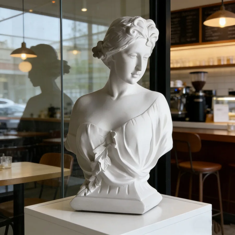 Resin Venus Greek Goddess Statue Elegant Classic Mythological Inspiration Home Decor Ornament Suitable for Living Room