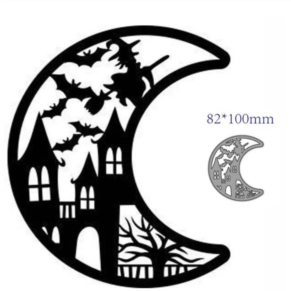 Halloween witch Pumpkin Claw Moon Metal Cutting Dies DIY Scrapbooking Album Paper Cards Decorative Crafts Embossing Die Cuts