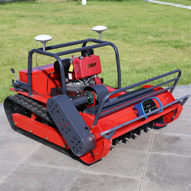 

Customized controlled track weeding machine, multifunctional orchard, hillside, greenhouse, farm embankment, lawn mower