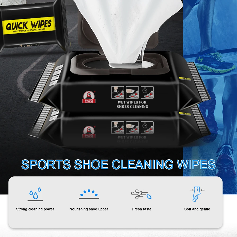 Wash Free White Shoes Cleaning Wipe Portable Shoes Dirt Removing Cloth For Canvass Shoes