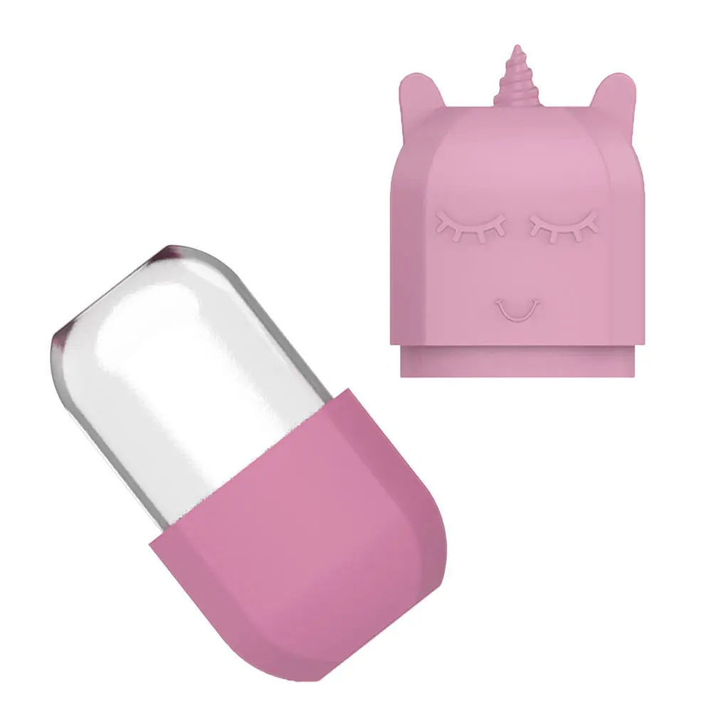 

Unicorn Shaped Face Silicone Skin Care Massager Cooling Roller for Puffiness Relief Redness Reduction Portable Beauty