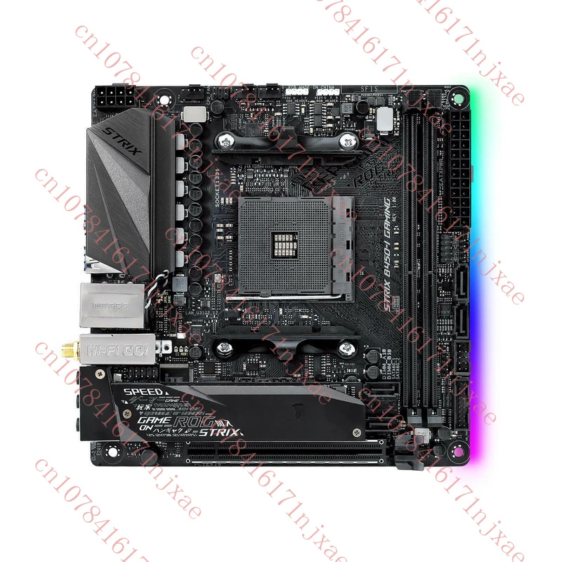 FOR ASUS ROG Strix B450-I Gaming Motherboard Supports 9800 AMD AM4 32GB DDR4.