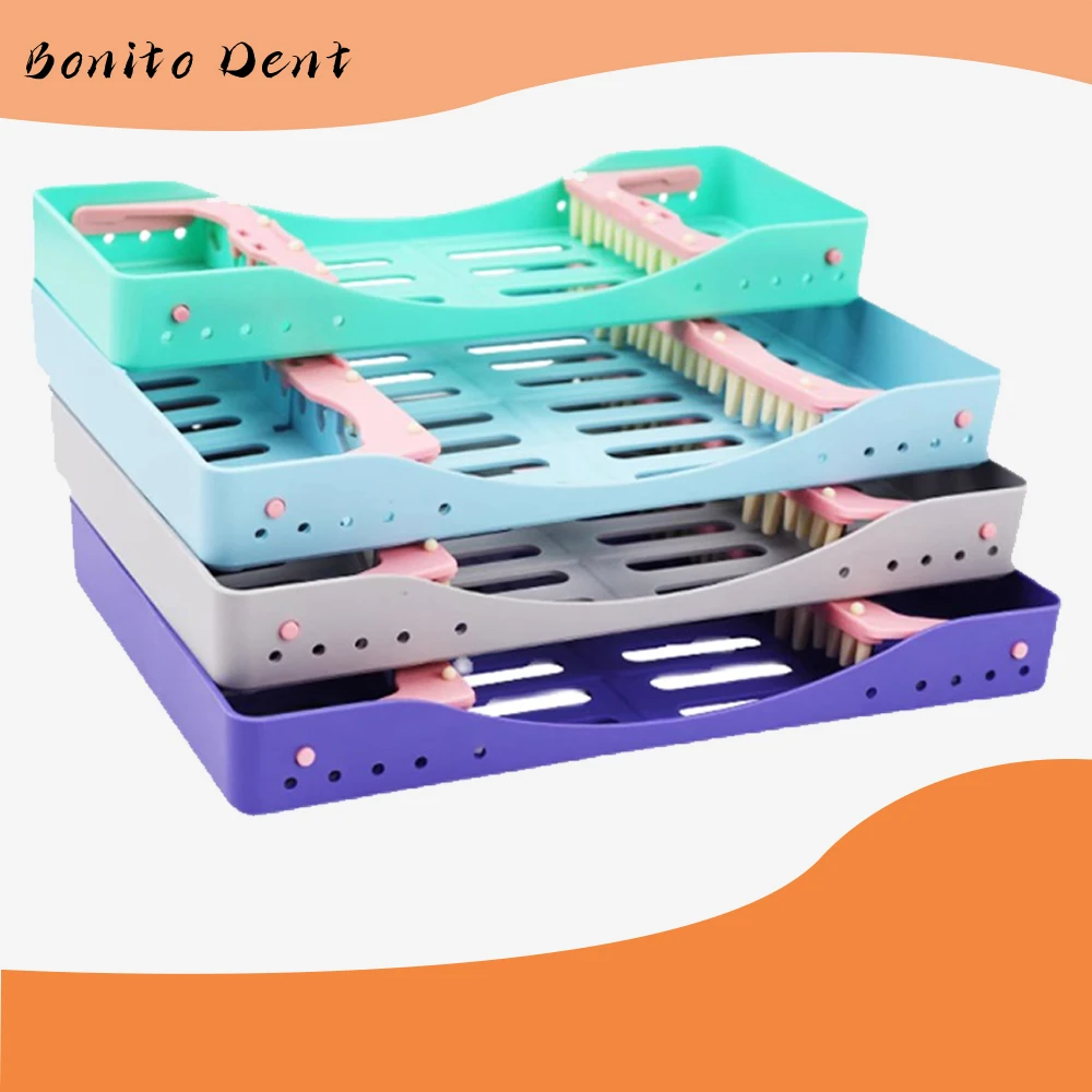 

Dental Instrument Rack 10 Holes Autoclavable Sterilization Box Disinfection Placing Case Cassette Rack Tray Holder Dentist Tools