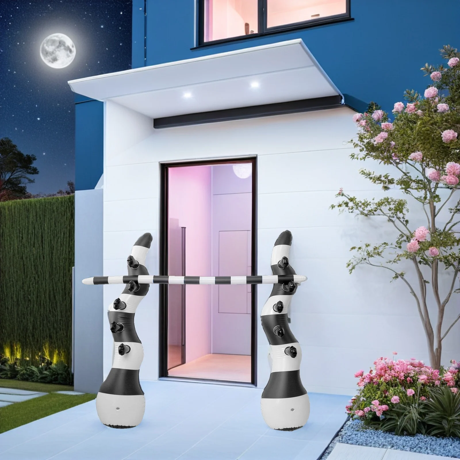 

1Set Inflatable Jumping Hurdles Easy Setup Inflatable Games for Kid Backyard Carnival Beach Party Decorations Summer Pool Fun