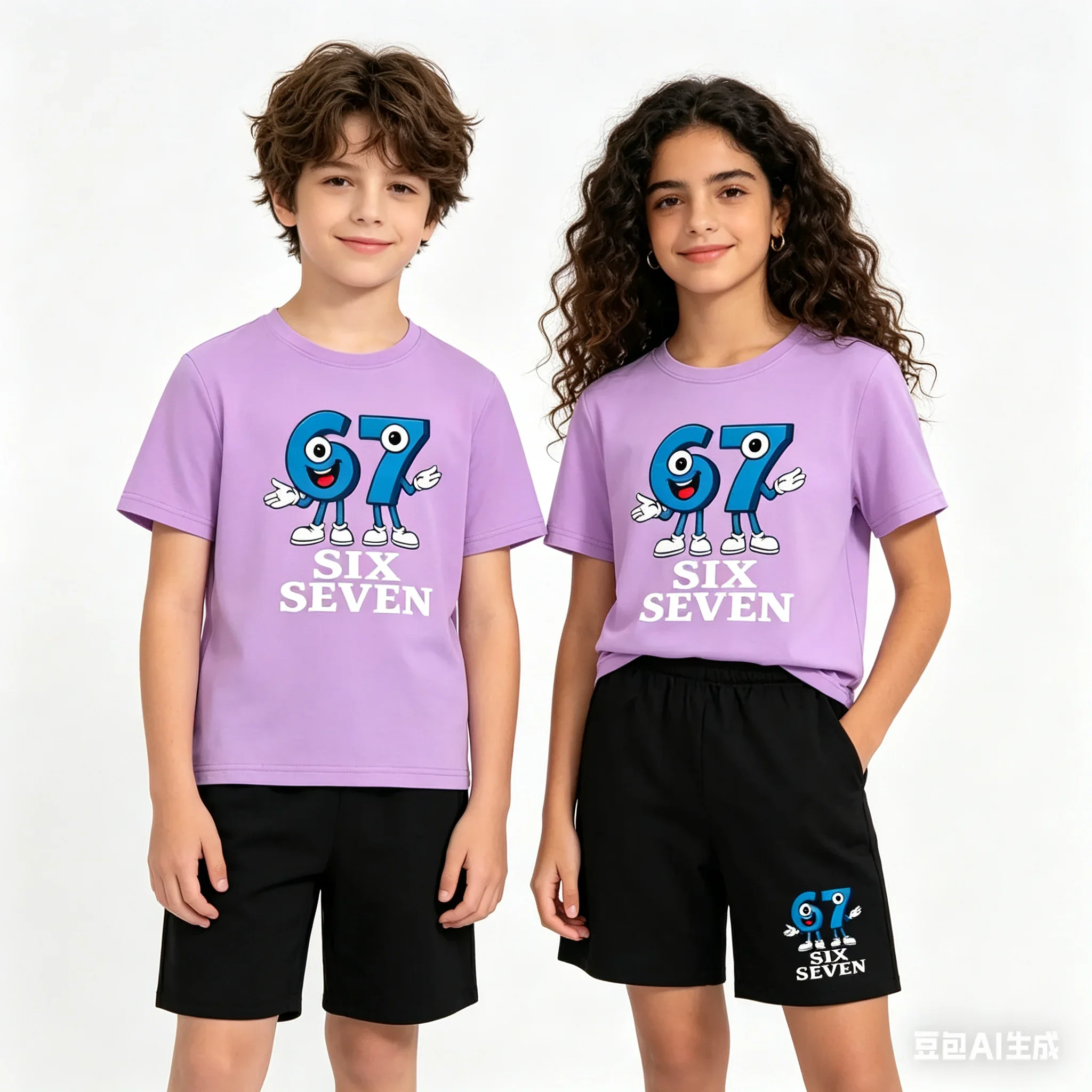 

2-13Y Kids Spring & Autumn Casual Cartoon & Letter Print 2-Piece Set Hoodie & Jogging Pants Tracksuit Outfits for Boys & Girls