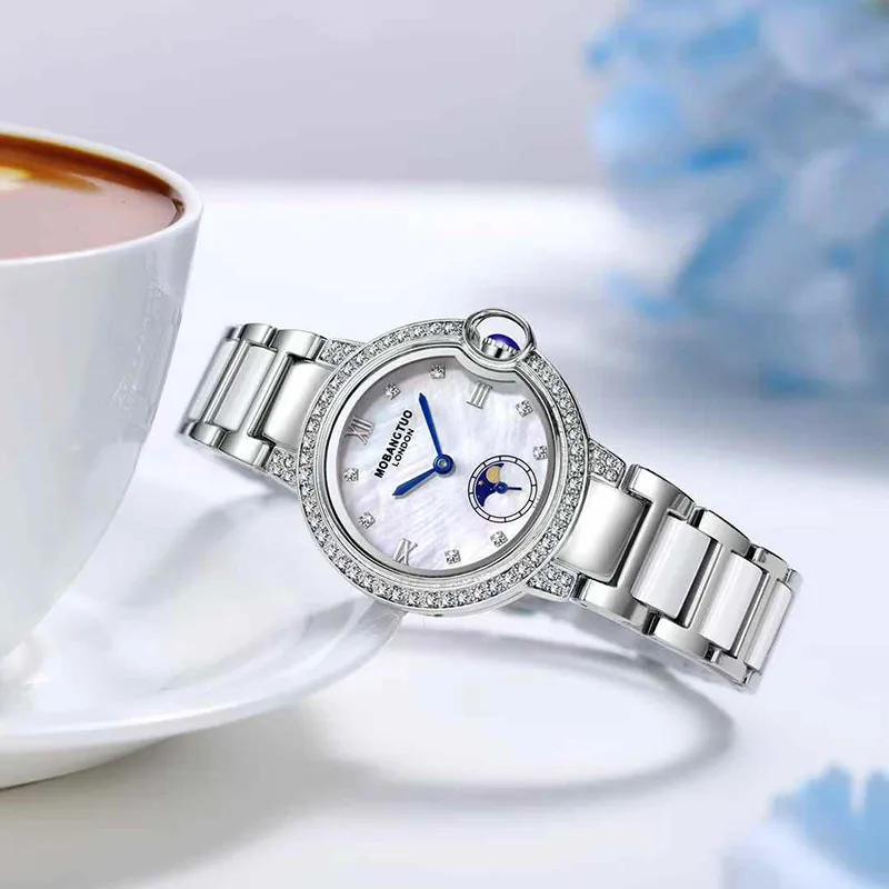2025 New Style Waterproof Reloj Ladies Watch Elegant Crystal Watches for Woman Fritillary Dial Wristwatch