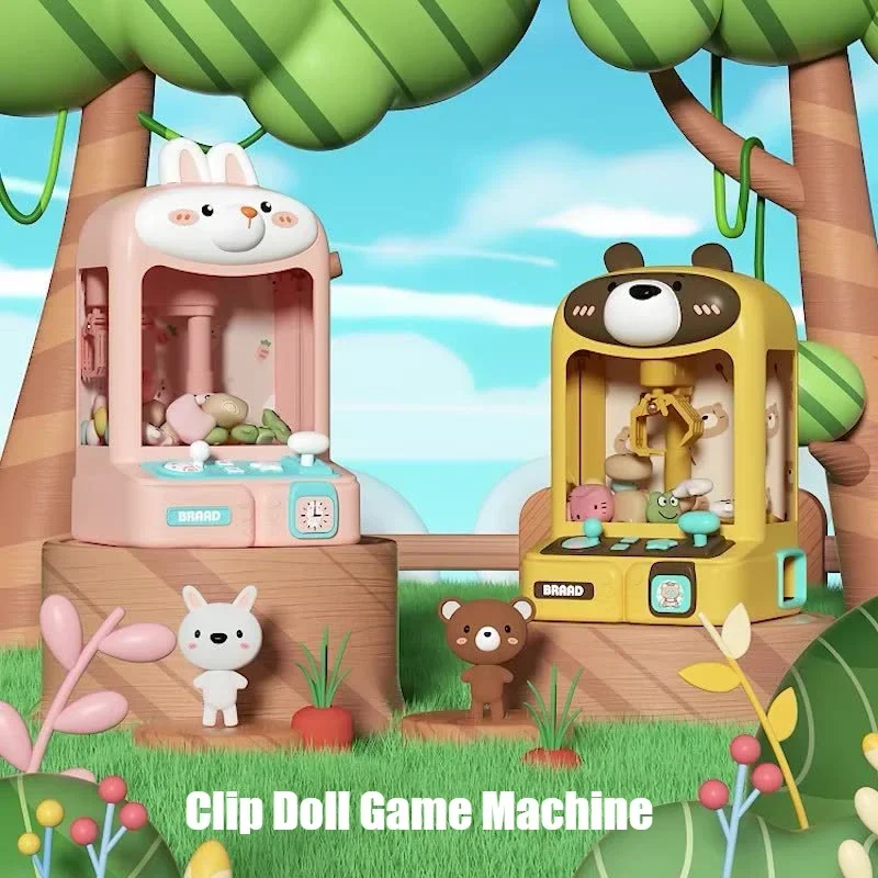 Machine à griffes pour enfants, pince à gashapon domestique, machines récréatives à beurre, puzzle coule, jouets de maison pour hommes et femmes