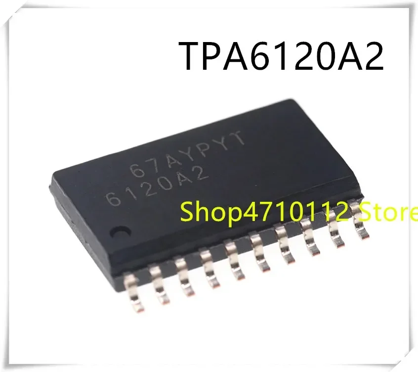 

NEW 10PCS/LOT TPA6120A2 TPA6120A2DWP TPA6120A2DWPR 6120A2 SOP-20 IC