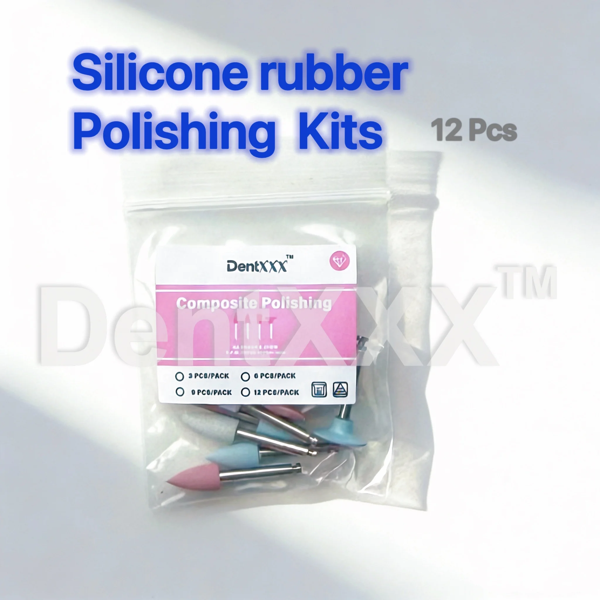 

12Pcs/ 36PCS Flexible Silicone Heads Scratch-Free Polishing Tool for Finshing and Polishing