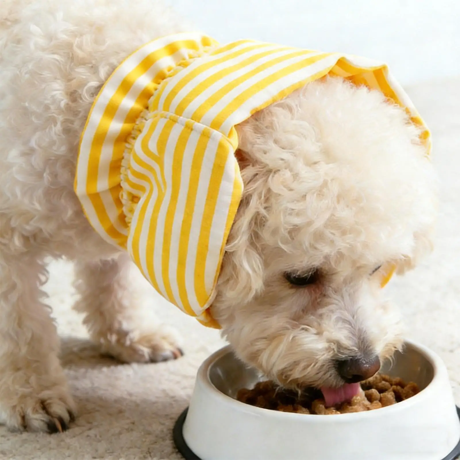 

Dog Pet Ears Cover Calming Headscarf Bathing Grooming Helper Noise-proof Earmuffs Turban Head Wrap Pet Scarf Cat Neck Protection