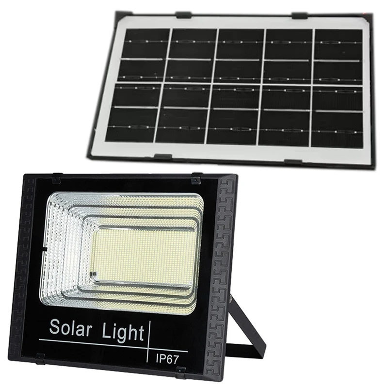 

Solar Flood Lights Remote Control 100W Solar Powered Spotlight Outdoor Waterproof IP67 Durable Easy To Use