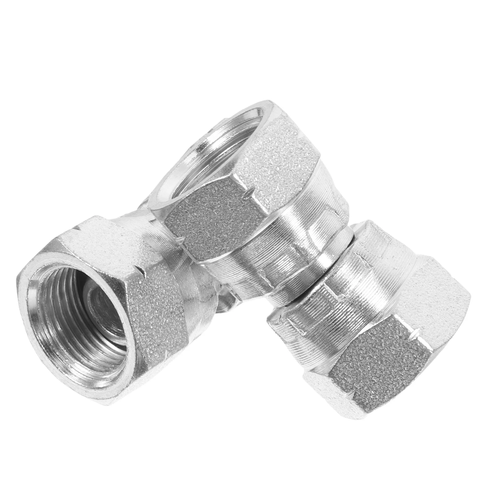 2 Stück hydraulischer Buchse auf Buchse Schwenkadapter 3/8 Zoll BSP Edelstahl für Luftkompressor Industriegeräte High Flow