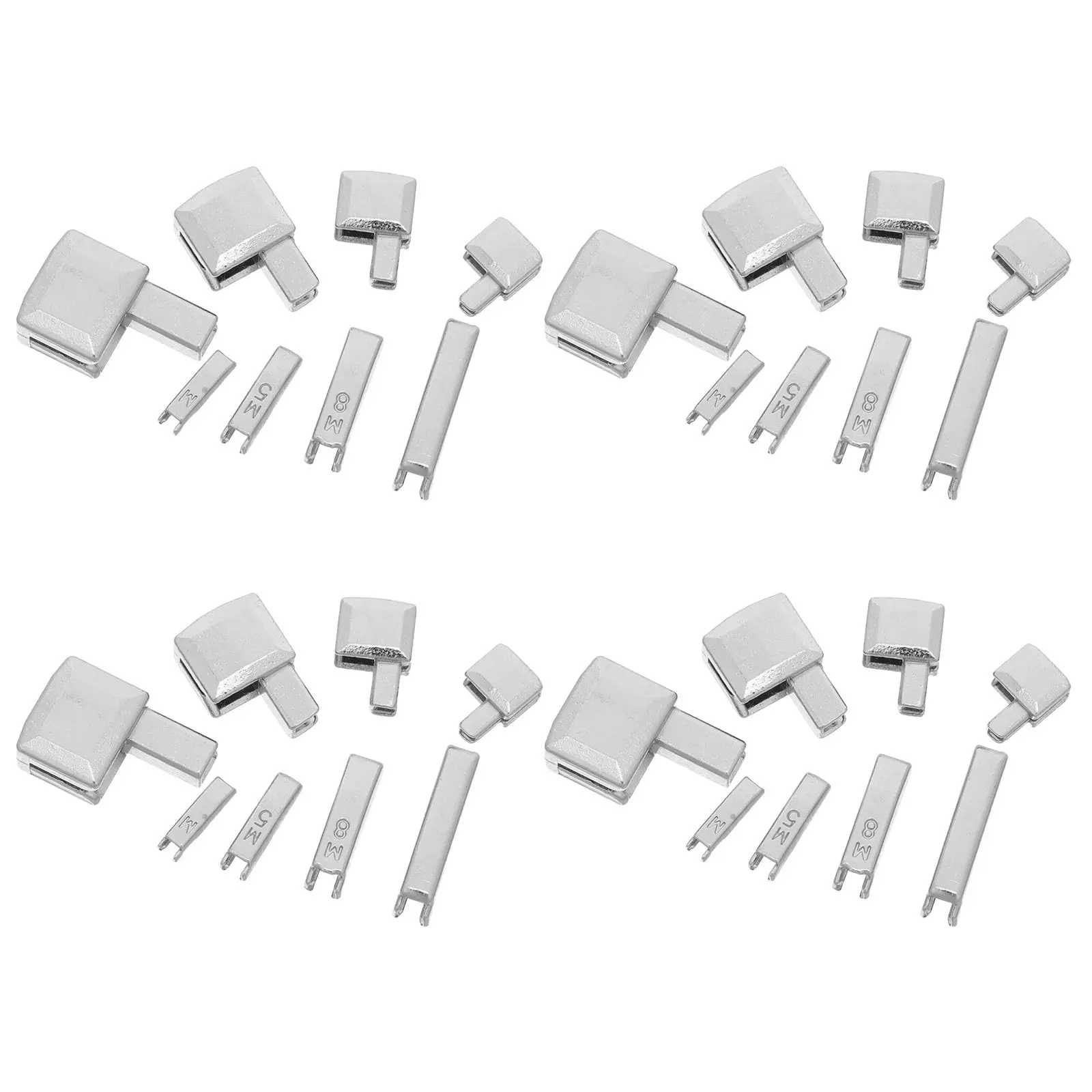 1Set Metal Zipper S…