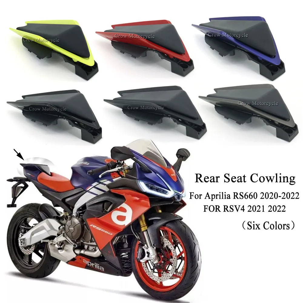 Motorcycle Pillion Six Colors New Design Rear Seat Cover Cowl Fairing For Aprilia RS660 2020 2021 2022 RSV4 2021 2022