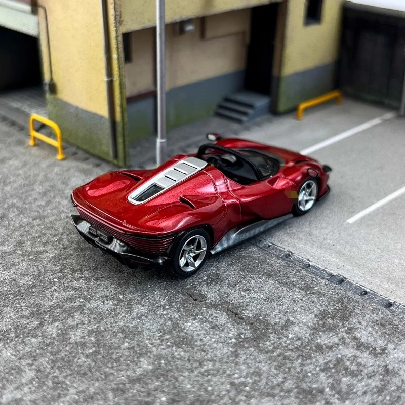 BBR 1/64 Daytona SP3 Rosso alliage jouet véhicule à moteur moulé sous pression en métal modèle cadeaux