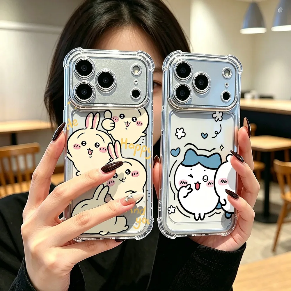 Cute C-Chiikawas Phone Case For Samsung Galaxy S26 S25 S24 S23 S22 S21 S20 Edge FE Ultra Plus 4G 5GClear TPU Cover