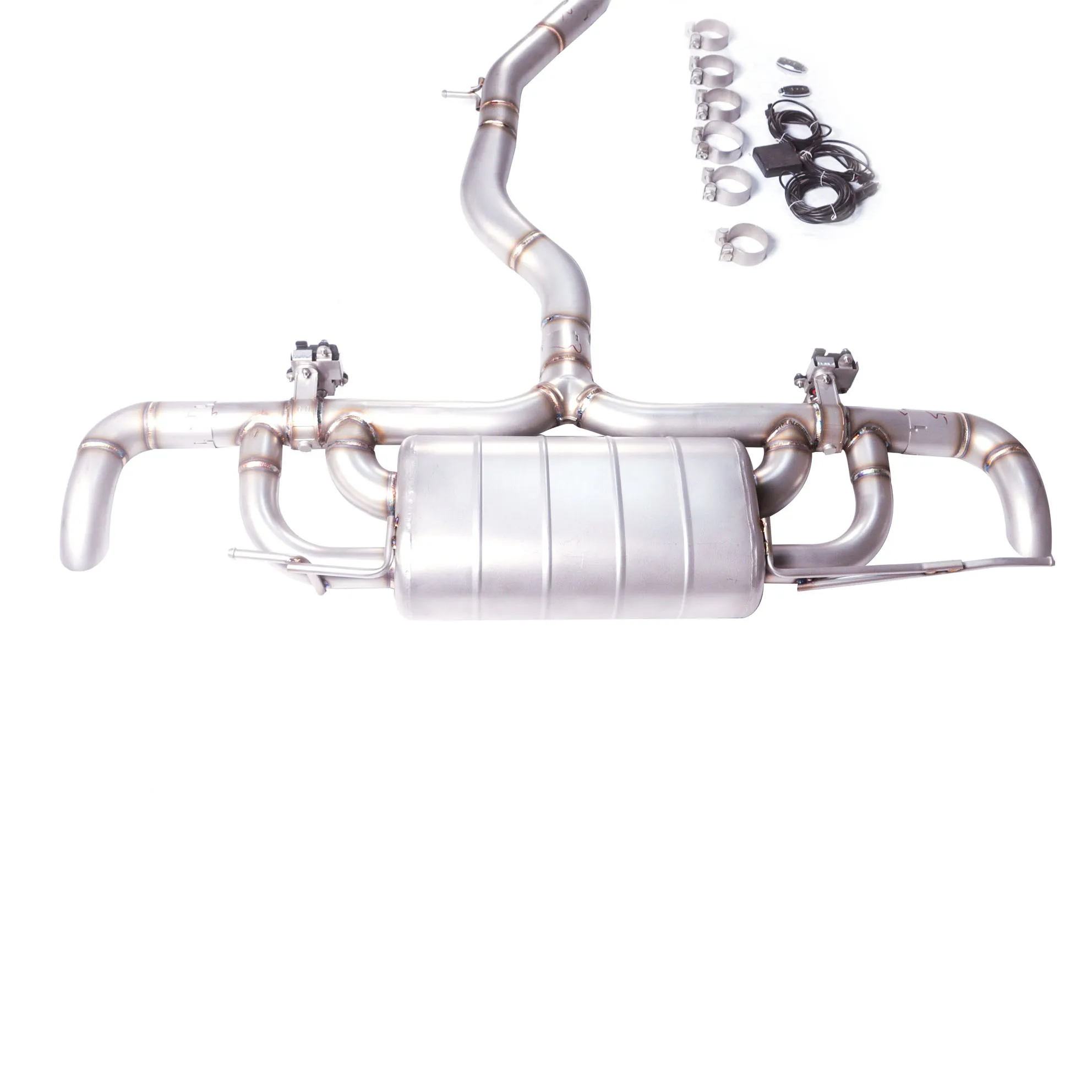 

GFC is applicable to the Volvo XC60 T8 2.0T with a 304 stainless steel Catback exhaust system featuring a valve.
