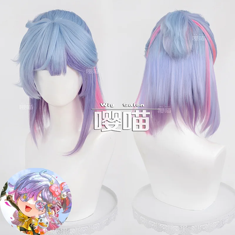 العطور فيرا ناير شعر مستعار تأثيري لعبة الهوية الخامس مقاومة للحرارة الاصطناعية أنيمي هالوين حفلة تأثيري ازياء تشول سول الباروكات