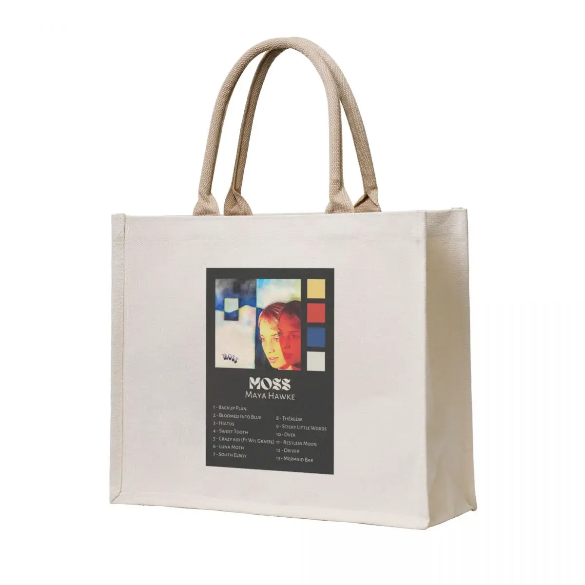 

Moss Maya Hawke Tote Bag shopper bag women canvas tote bag custom foldable reusable Women's beach bags