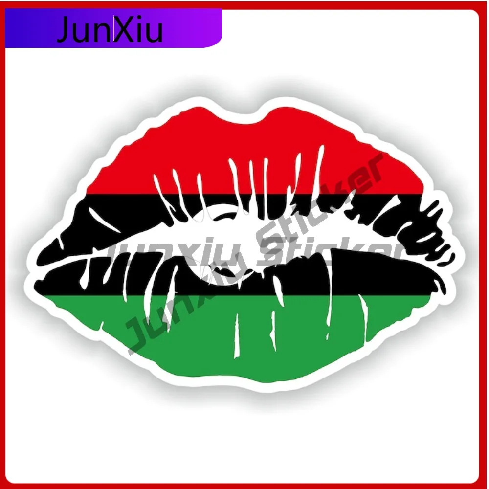 

Libya Lips Trendy Car UV Resistant Decal Vinyl Anti Funny Cute Scratch Window Personality Design Decor Decal Boat Waterproof