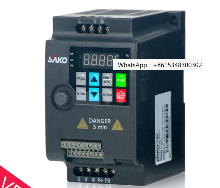 VFD INVERTER SKI780 220VAC 0.75KW1.5KW/2.2KW 1HP Variable Frequency Drive Converter for Motor Speed Control