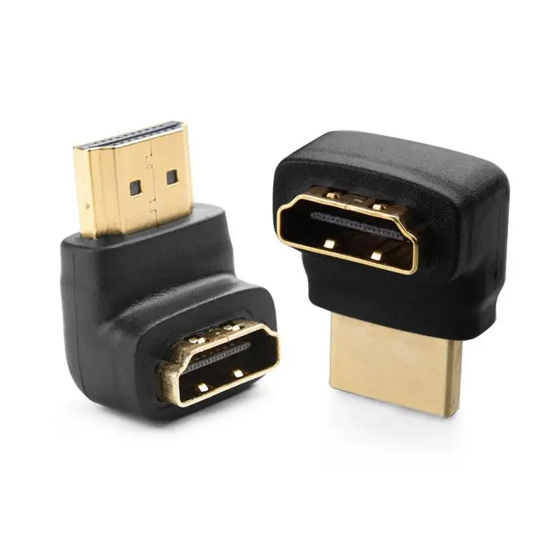 -compatible Adapter 90 270 Degree Right Angle -compatible Extender Male To Female L-type Cable Connector Accessories