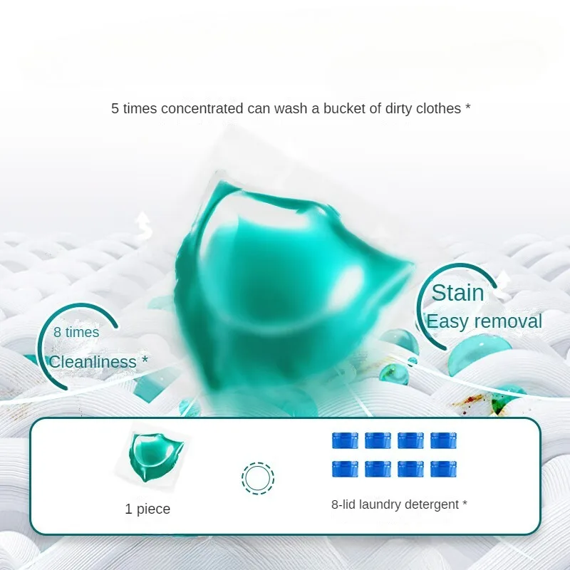 SukGarden Fragrance Washing Gel Blue Shield Washing Gel Clean Coat Anti-mite and Anti-bacterial Retain Fragrance Beads