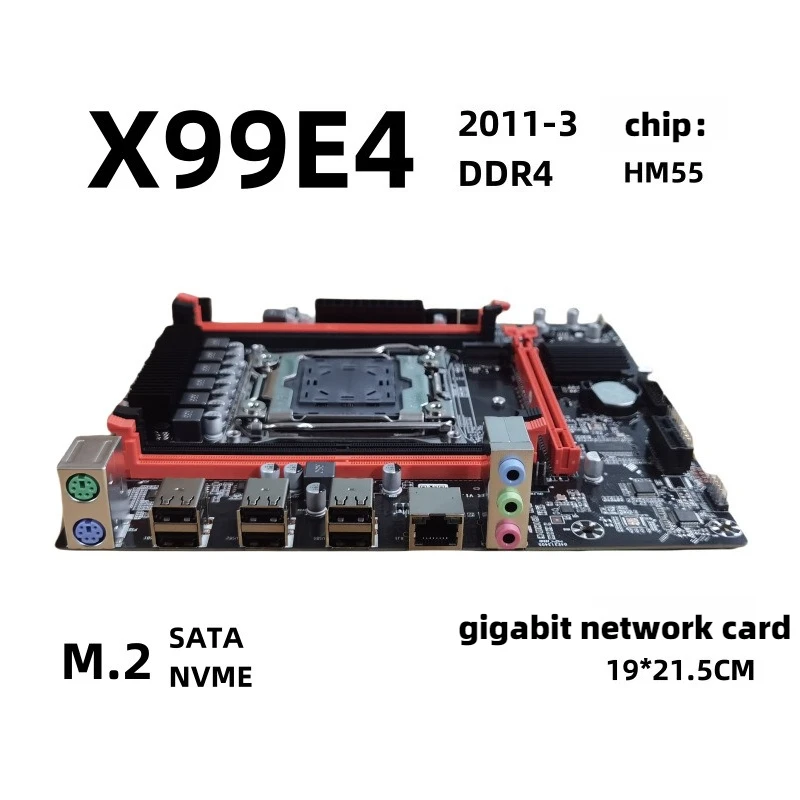 

Original X99E Server DDR4 Desktop Computer Motherboard EV3EV4 Gigabit NIC Studio Game Set