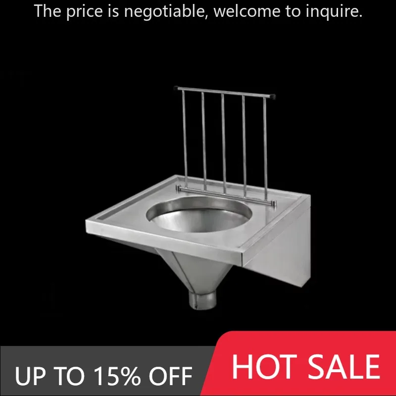 

High Quality 304 Stainless Steel Hospital Surgical Medical Hopper Slop Sluice Sink