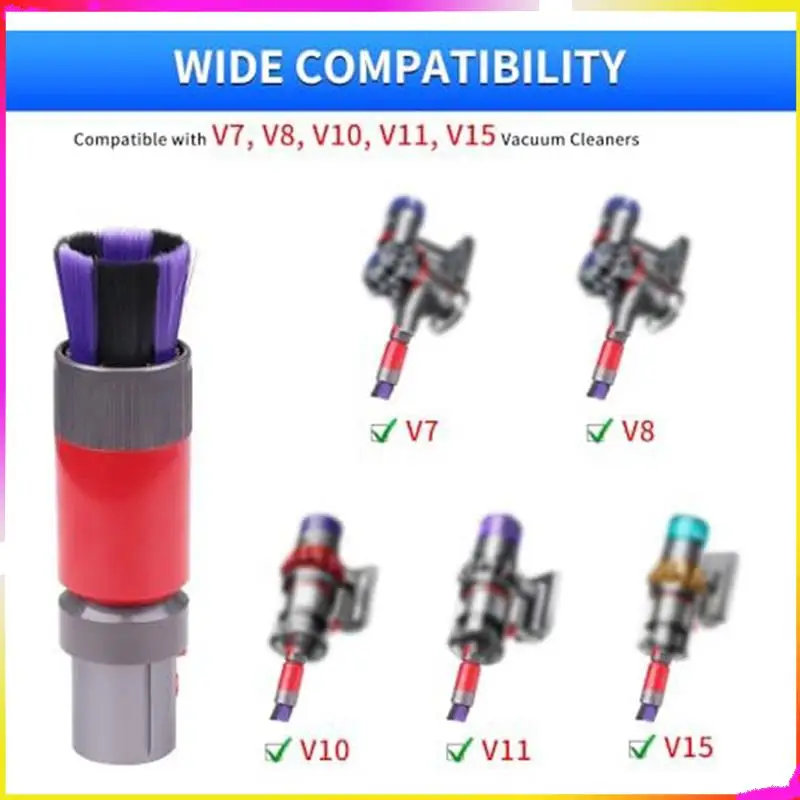 Zestaw narzędzi do trudno dostępnych miejsc M04K z bezszczotkową szczotką do odkurzania do Dyson V15 V12 V11 V10 V7 V8, zestaw do detalicznej czyszczenia odkurzacza