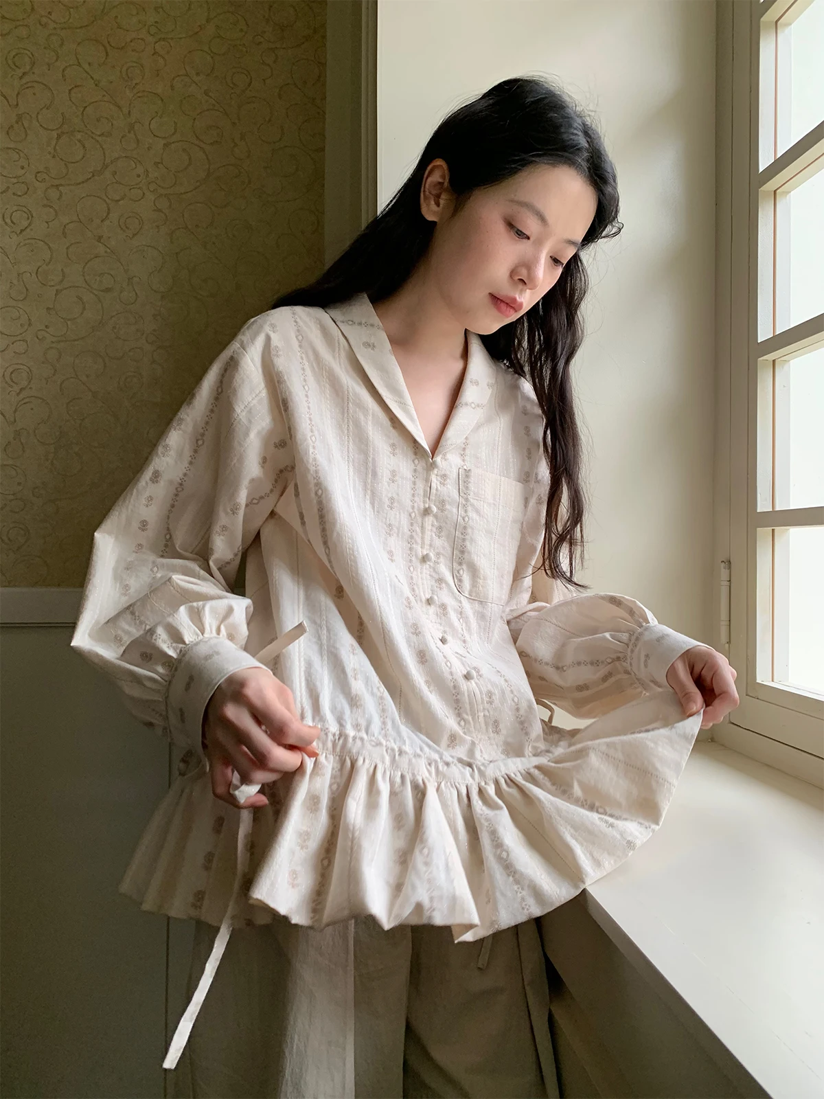 

Женское платье Dorydory с вышивкой, поясом, длинным рукавом, V-образным вырезом, стильное, весеннее, молодежное, из 100% хлопка