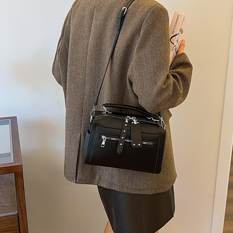 Women Bag Brand Hand Bags for Woman Vintage Square Shoulder Messenger New Fashion High Quality Ladies Cute Crossbody Handbag