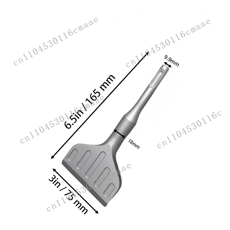 For 20 straight-end rotary hammer drills, 3 x 6.5 inch SDS Plus engraved chisel, hex shank